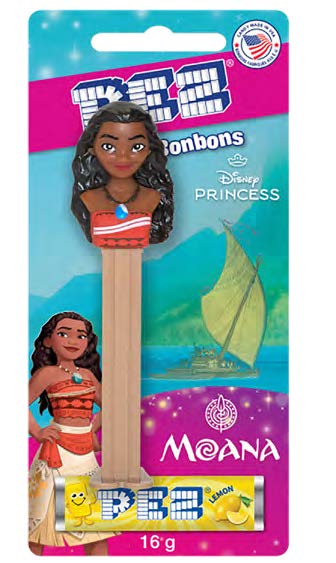 PEZ MOANA - CANDY & DISPENSER 16G ASST (CANDY)