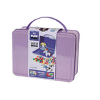 PLUS-PLUS BLOCKS - PASTEL LILAC METAL CARRY CASE - 600-PIECE BASIC SET