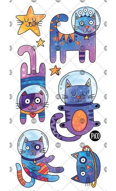 PICO TATOO - LES CHATS DE L'ESPACE