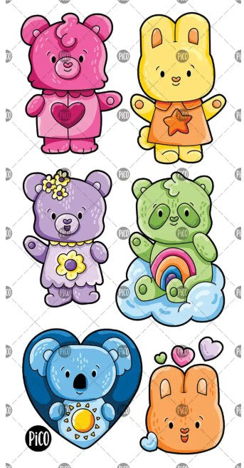 PICO TATTOO - CUDDLY ANIMALS