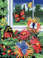 PEINTURE À NUMÉROS JUNIOR - PAPILLONS