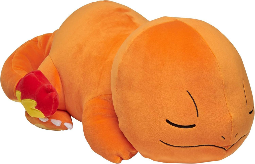 PELUCHE POKEMON ENDORMIE - SALAMÈCHE 45 CM (18") (CHARMANDER)
