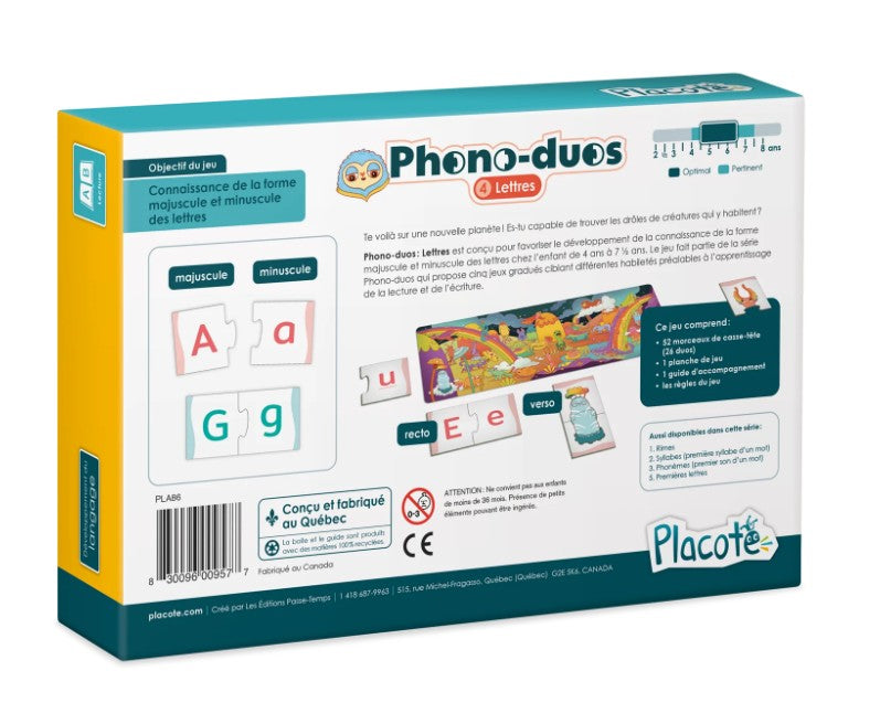 PHONO-DUOS - LETTER PLAY SET