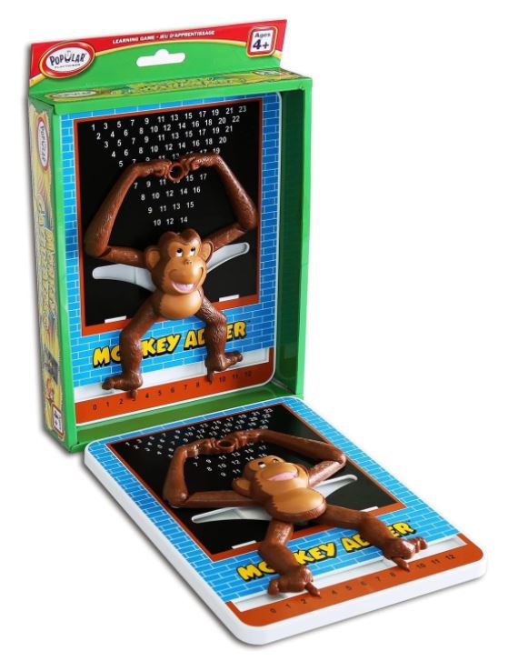 ADDITION GAME WITH THE MONKEY (BILINGUAL)