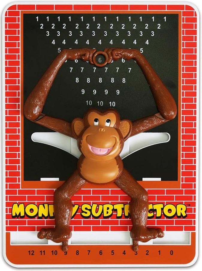 SUBTRACTION GAME WITH THE MONKEY (BILINGUAL)