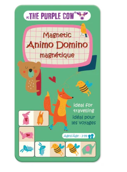 MAGNETIC ANIMAL DOMINO GAME