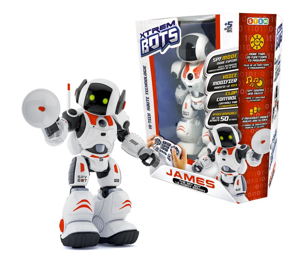 XTREM BOTS ROBOT - JAMES THE SPY ROBOT