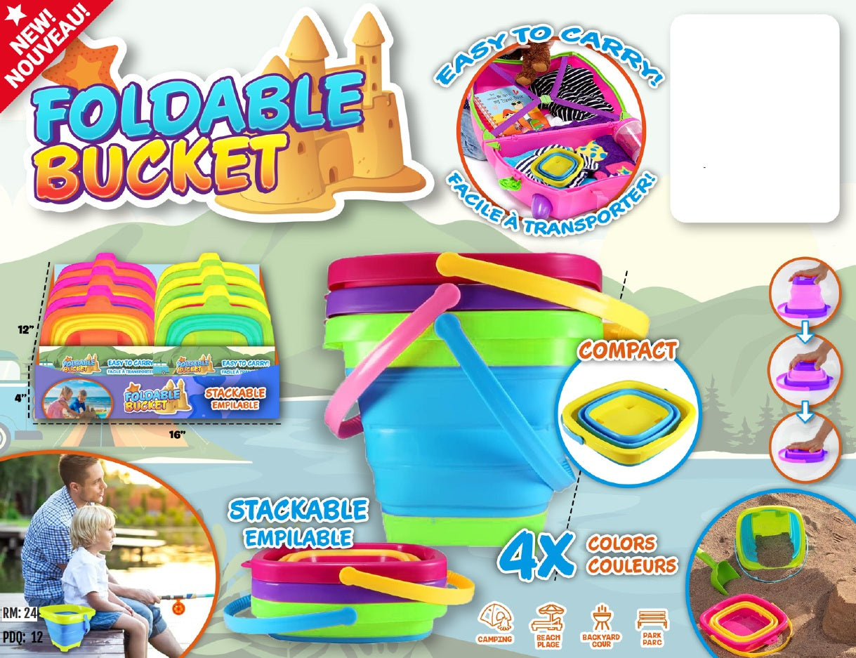 FOLDABLE BEACH BUCKET