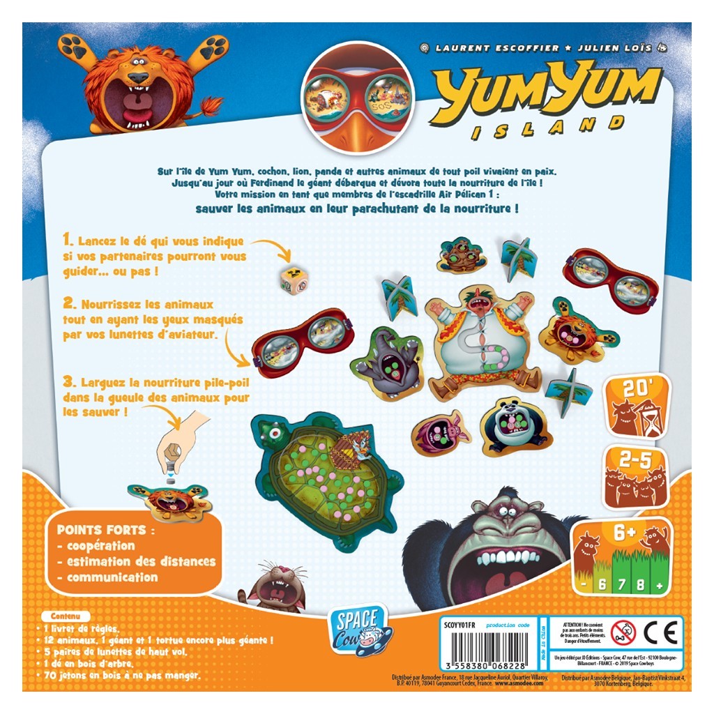 JEU YUM YUM ISLAND - Version multilingue