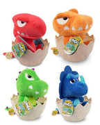CRACKED EGG DINOSAUR PLUSH ASST