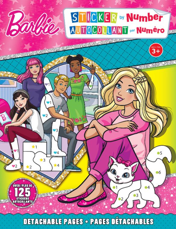 ACTIVITY BOOK - STICKER BY NUMBER ASST