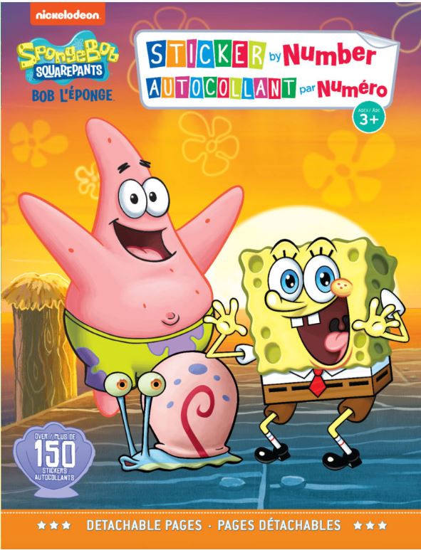 ACTIVITY BOOK - STICKER BY NUMBER ASST