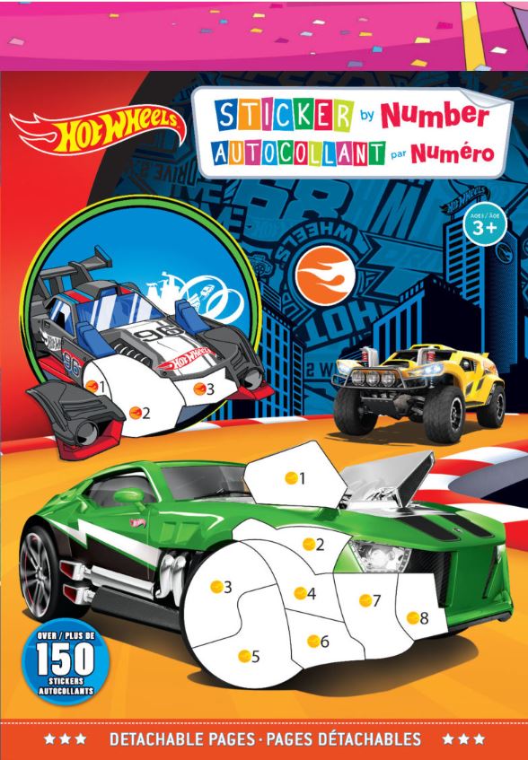 ACTIVITY BOOK - STICKER BY NUMBER ASST