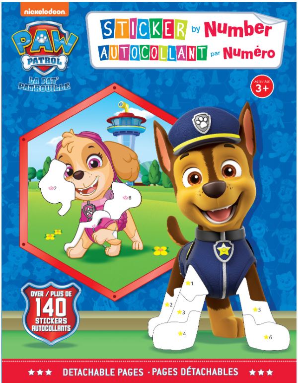 ACTIVITY BOOK - STICKER BY NUMBER ASST