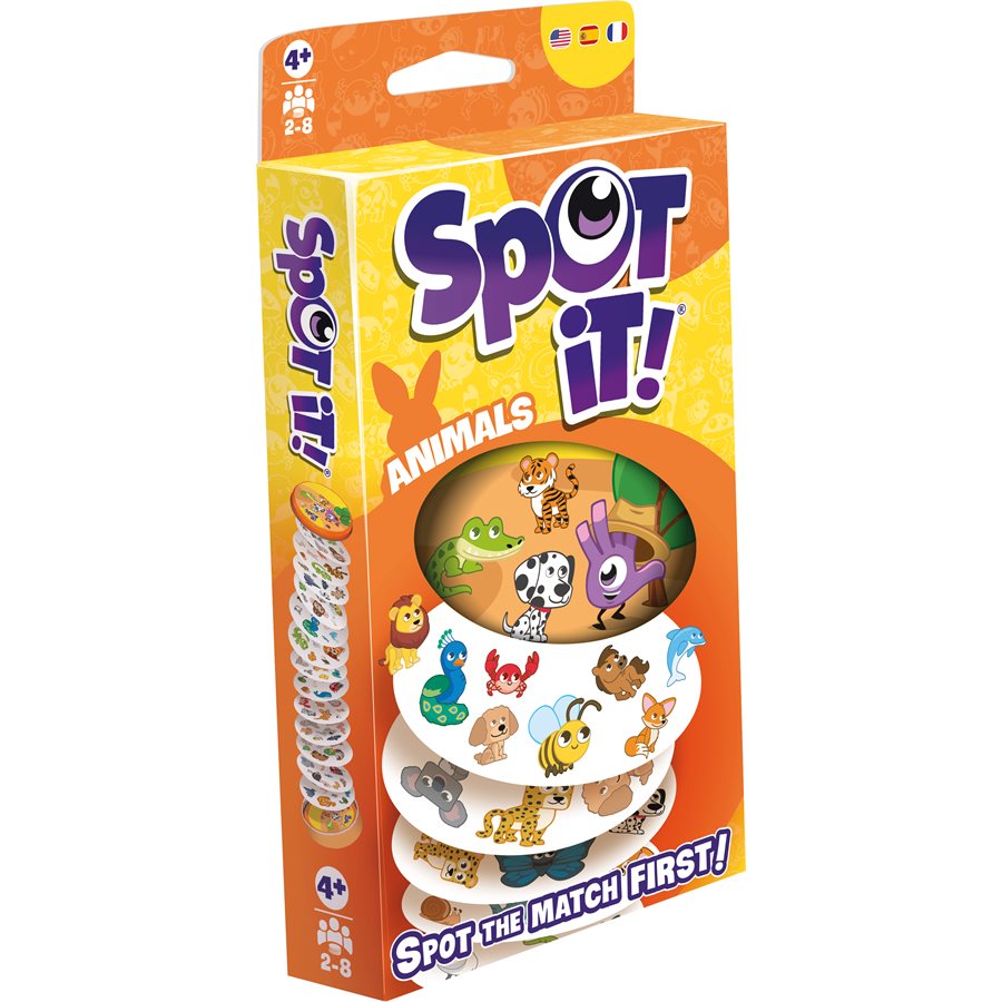 JEU SPOT IT! - DOBBLE - ANIMALS JR BILINGUE