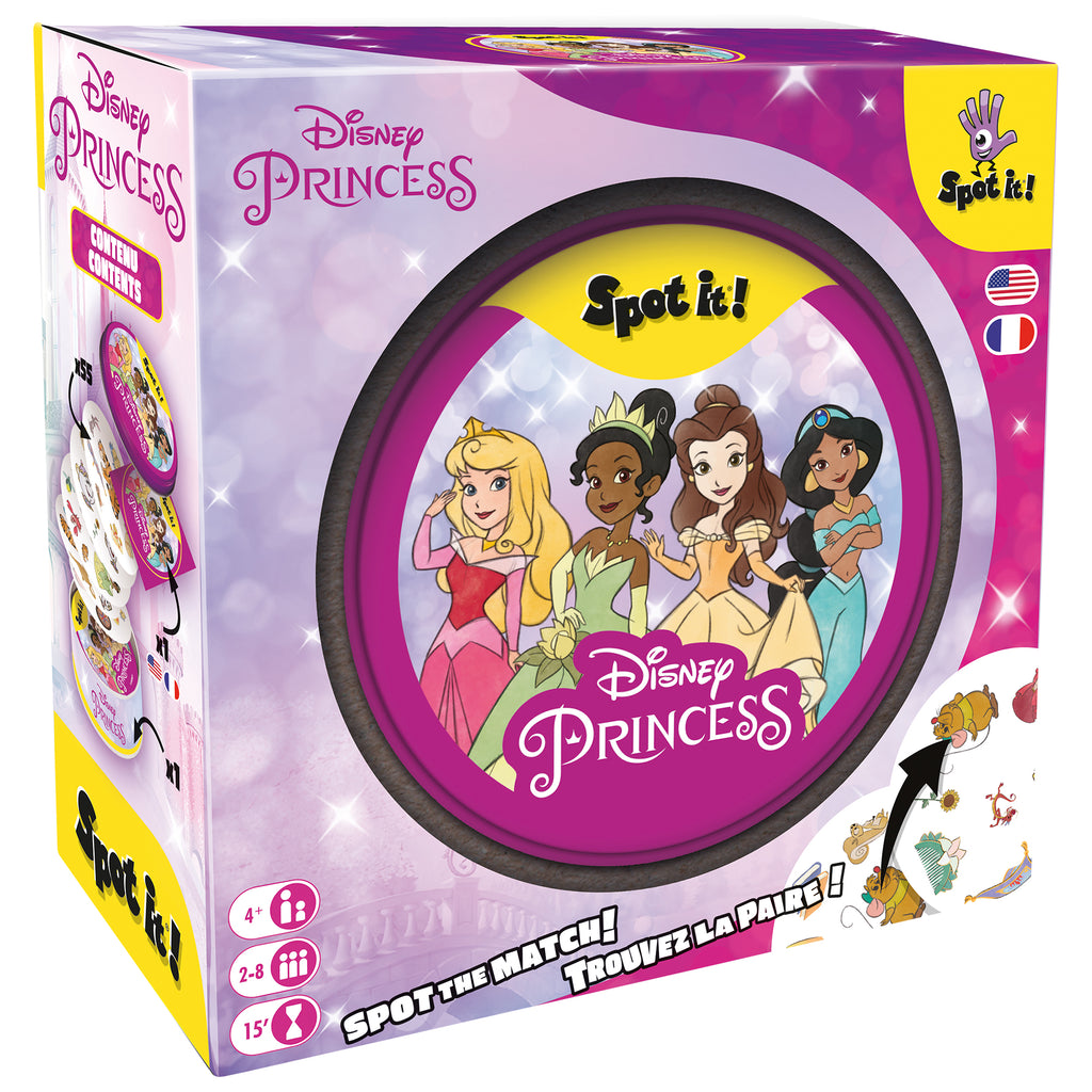 JEU SPOT IT! - DOBBLE - DISNEY PRINCESS