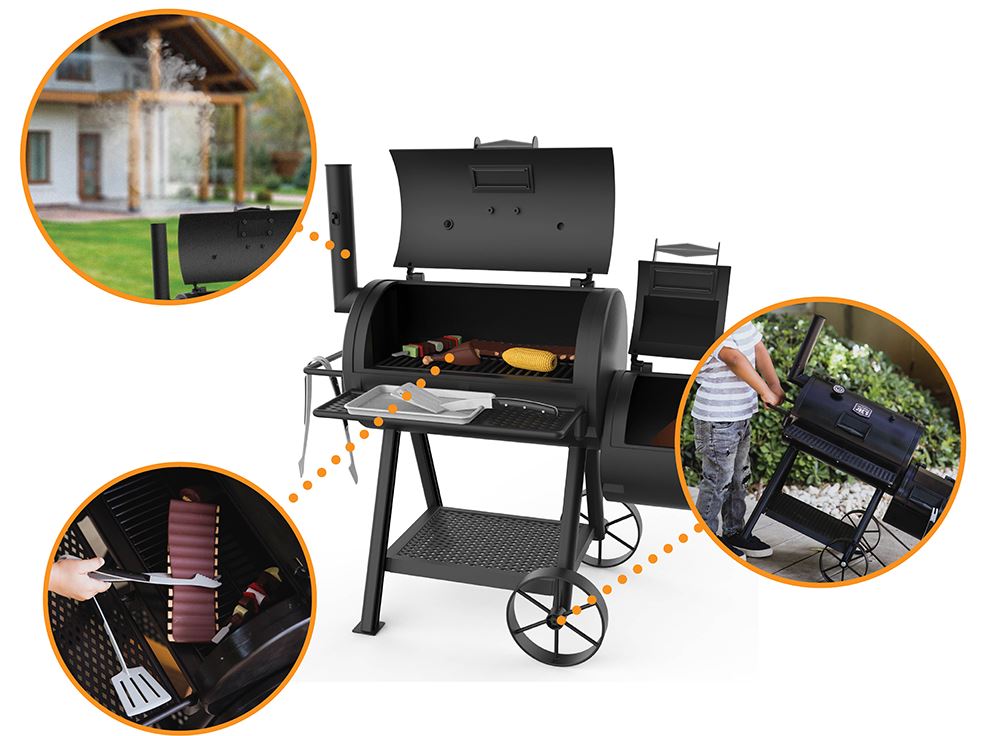 OKLAHOMA JOE'S - ENSEMBLE DE FUMOIR ET ACCESSOIRES