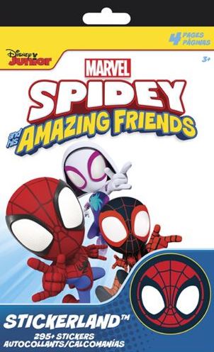 SPIDEY STICKER BOOK - 4 PAGES