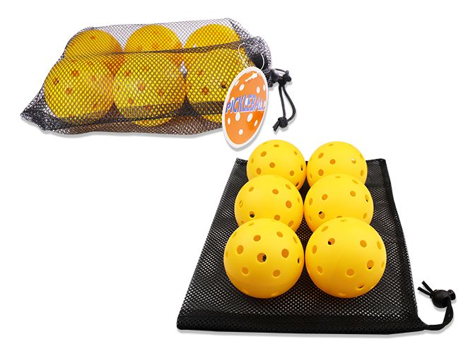 SET OF 6 PICKLEBALL BALLS