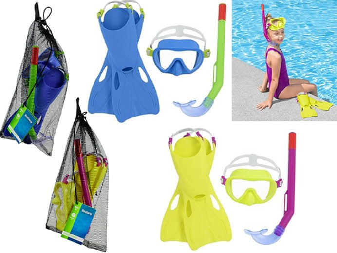 DIVING SET ASST (MASK, SNORKEL AND FINS) 5-9 YEARS