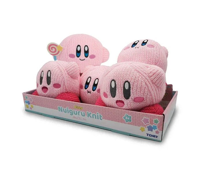 PELUCHE - KIRBY NUIGURU EN TRICOT 6" ASST