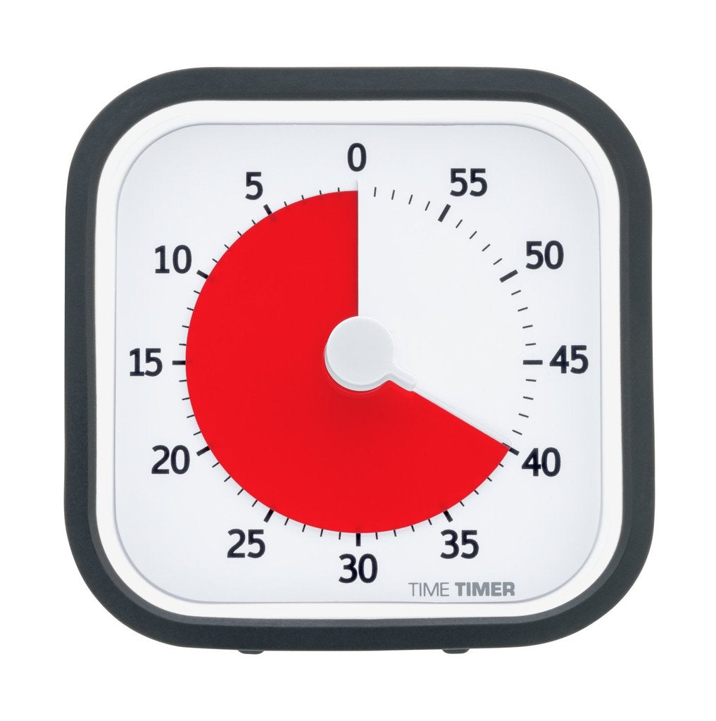 TIME TIMER WITH AUDIBLE ALERT - LARGE (60 MINUTES)