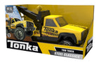 TONKA - 12.5 INCH CLASSIC STEEL TOW TRUCK TRAILER