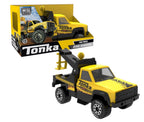 TONKA - 12.5 INCH CLASSIC STEEL TOW TRUCK TRAILER