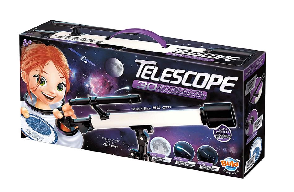 BUKI FRANCE ESPACE - TÉLESCOPE 50MM 30 ACTIVITÉS