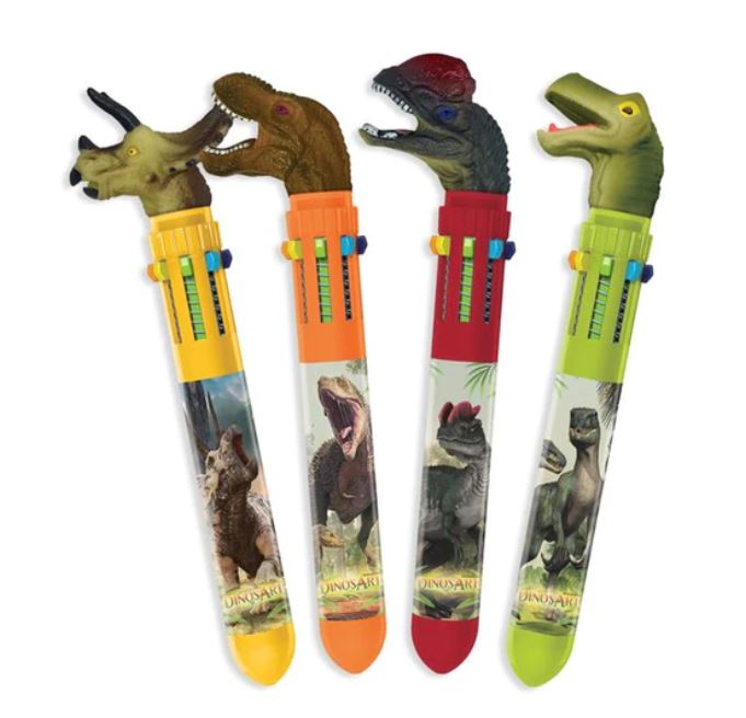 DINOSART - 10-COLOR DINOSAUR PEN ASST