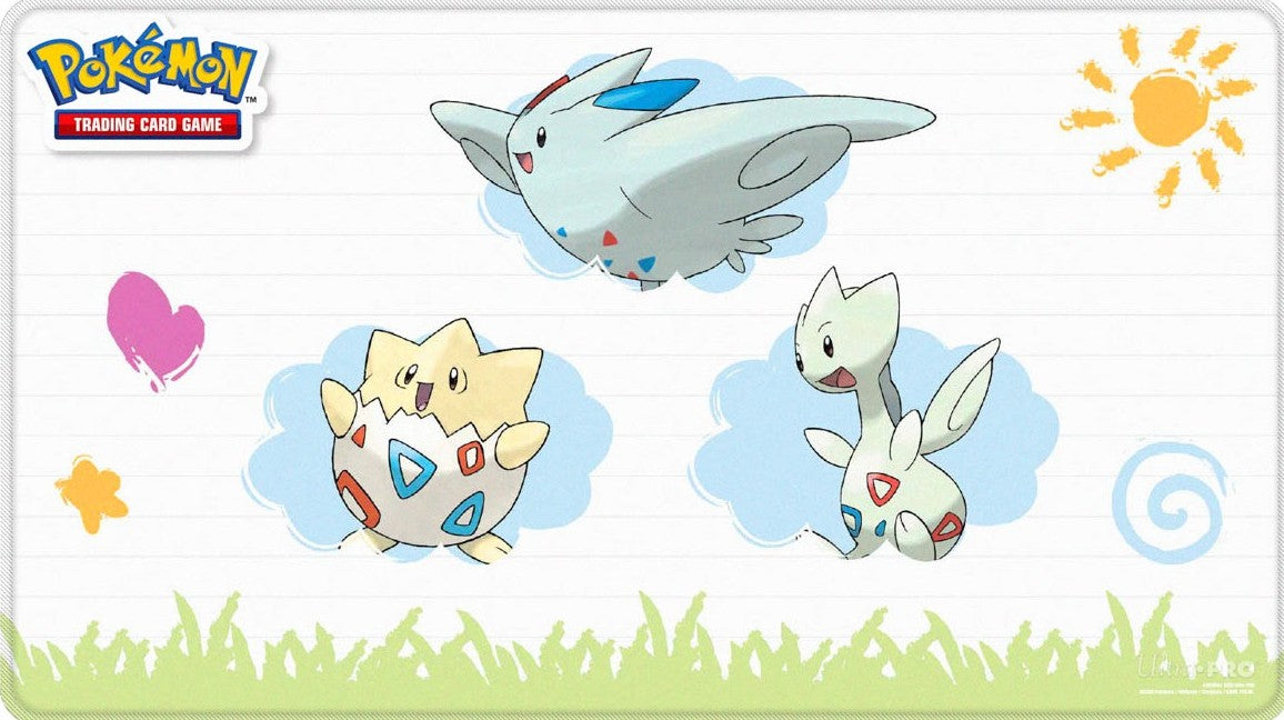 PLAYMAT POKÉMON - TAPIS DE JEU POKÉMON TOGEPI ET SES ÉVOLUTIONS