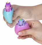 UNICORN - ANTI-STRESS SQUISHY (SQUEEZY PEEK HATCHERS) ASST