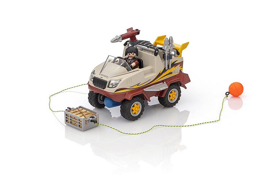 PLAYMOBIL - AMPHIBIOUS VEHICLE AND THIEF #9364