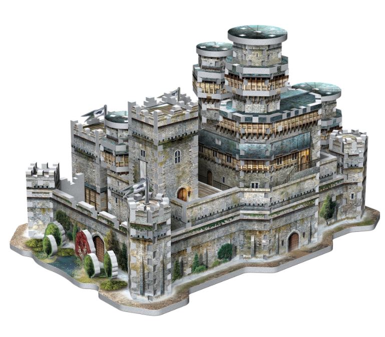 WREBBIT 3D JIGSAW PUZZLE 910 PIECES - WINTERFELL - GAME OF THRONES