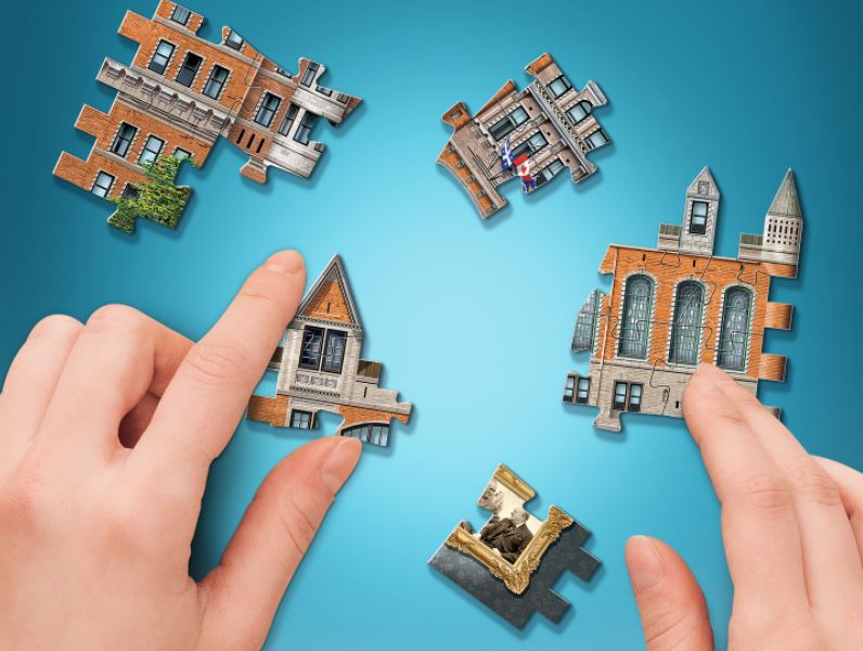WREBBIT 3D JIGSAW PUZZLE 865 PIECES - CHÂTEAU FRONTENAC