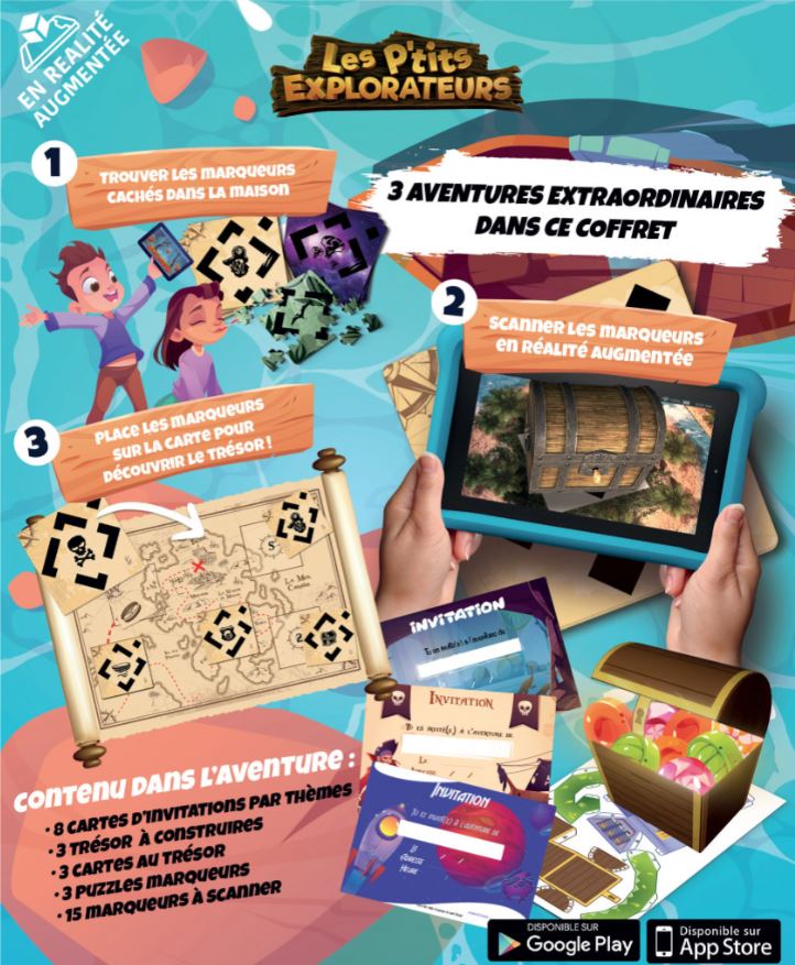 JEU LES P'TITS EXPLORATEURS - Version française