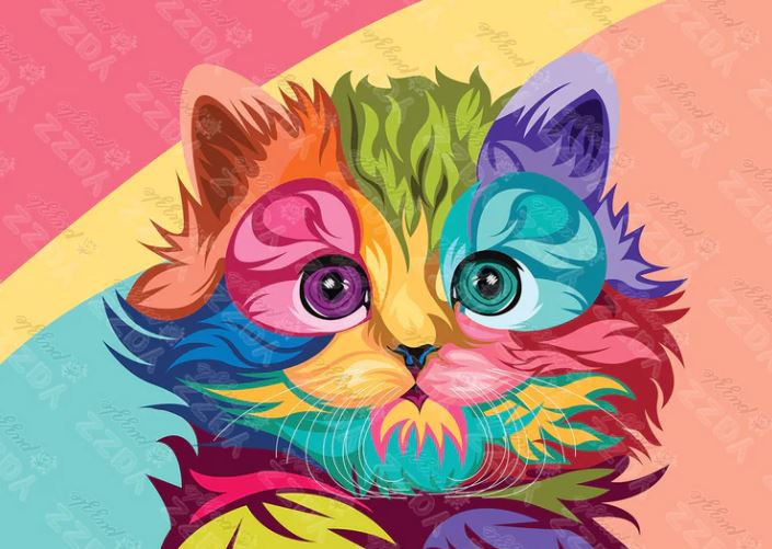 YAZZ PUZZLE 1023 PIECES - CUTE CAT #YA-3830