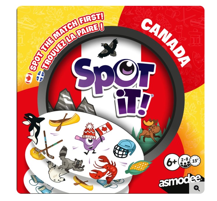 SPOT IT! GAME - CANADA - ECO BOX (BILINGUAL)