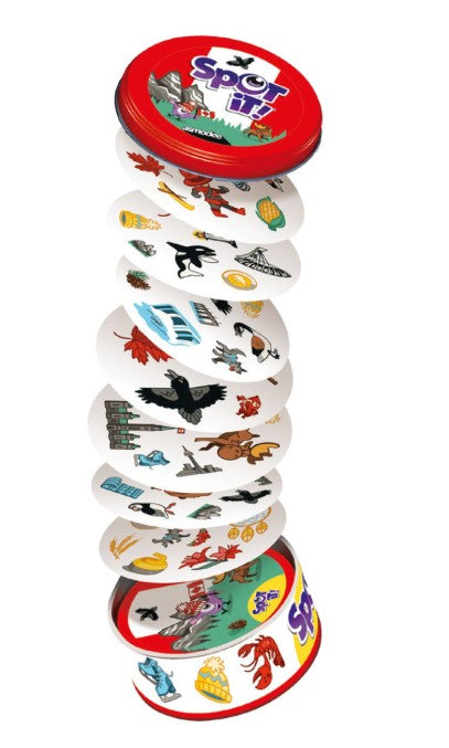 SPOT IT! GAME - CANADA - ECO BOX (BILINGUAL)
