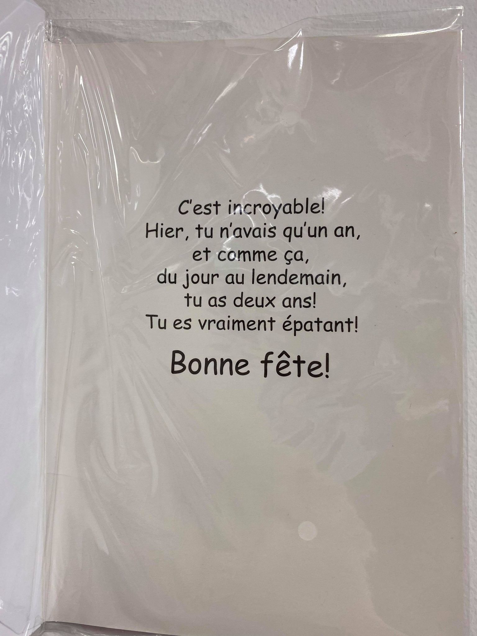 2 ANS - DÉJÀ DEUX ANS... BONNE FÊTE! - DE MILLBROOK