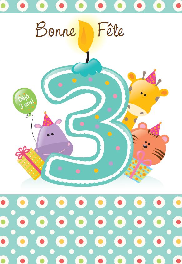 3 YEARS - HAPPY BIRTHDAY, ALREADY 3 YEARS OLD! - FROM MILLBROOK