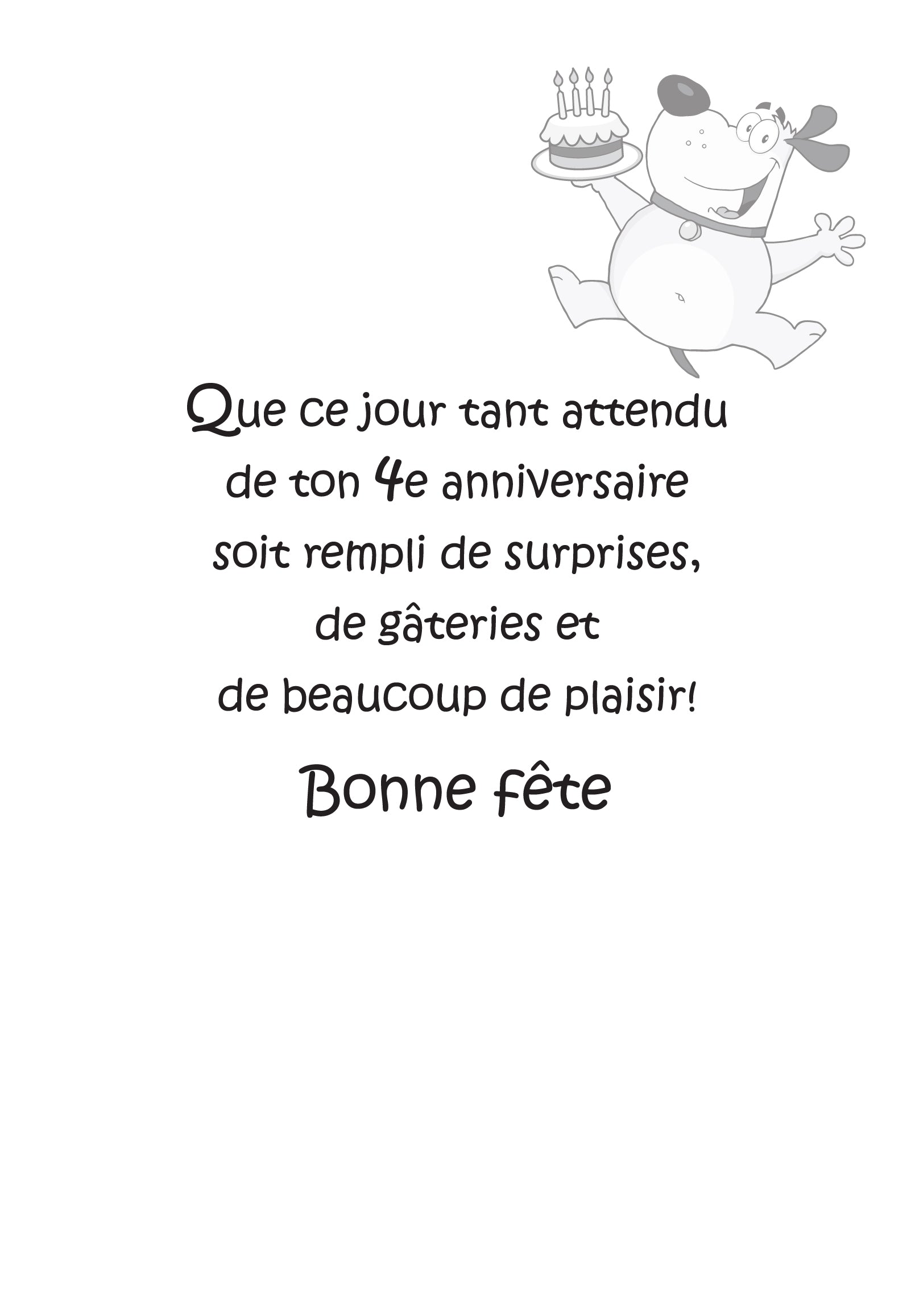 4 ANS - SUPER... TU AS 4 ANS! - DE MILLBROOK