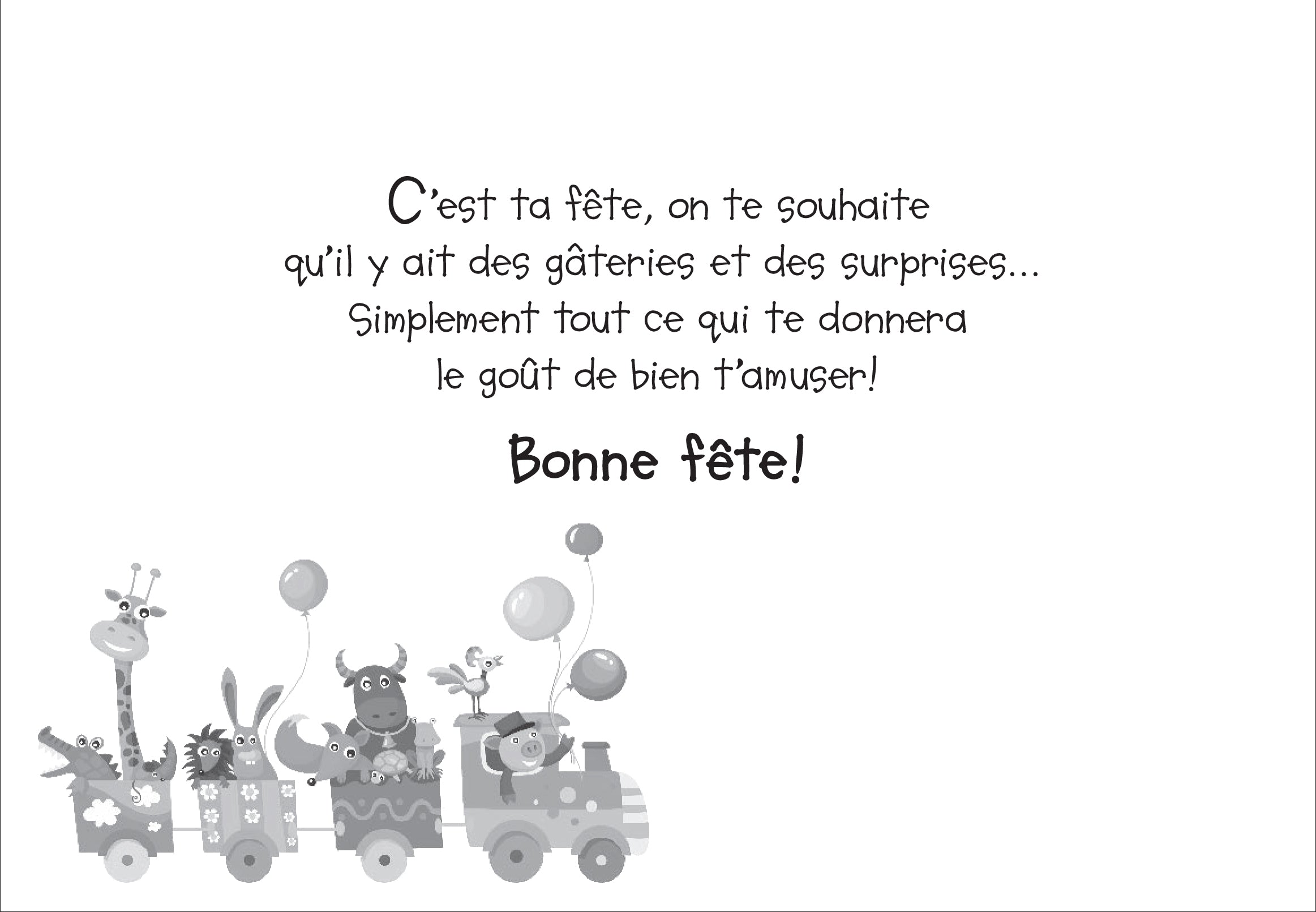 ANNIVERSAIRE - ALLÔ! BONNE FÊTE! - DE MILLBROOK