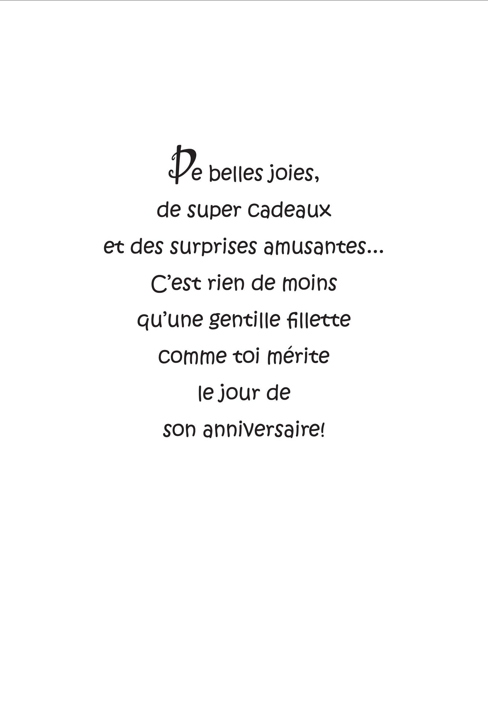 ANNIVERSAIRE - CARTE DE SIRÈNE - DE MILLBROOK