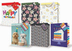 JUMBO GIFT BAG - ASSORTED DESIGNS IN QUALITY LAMINATED CARDBOARD