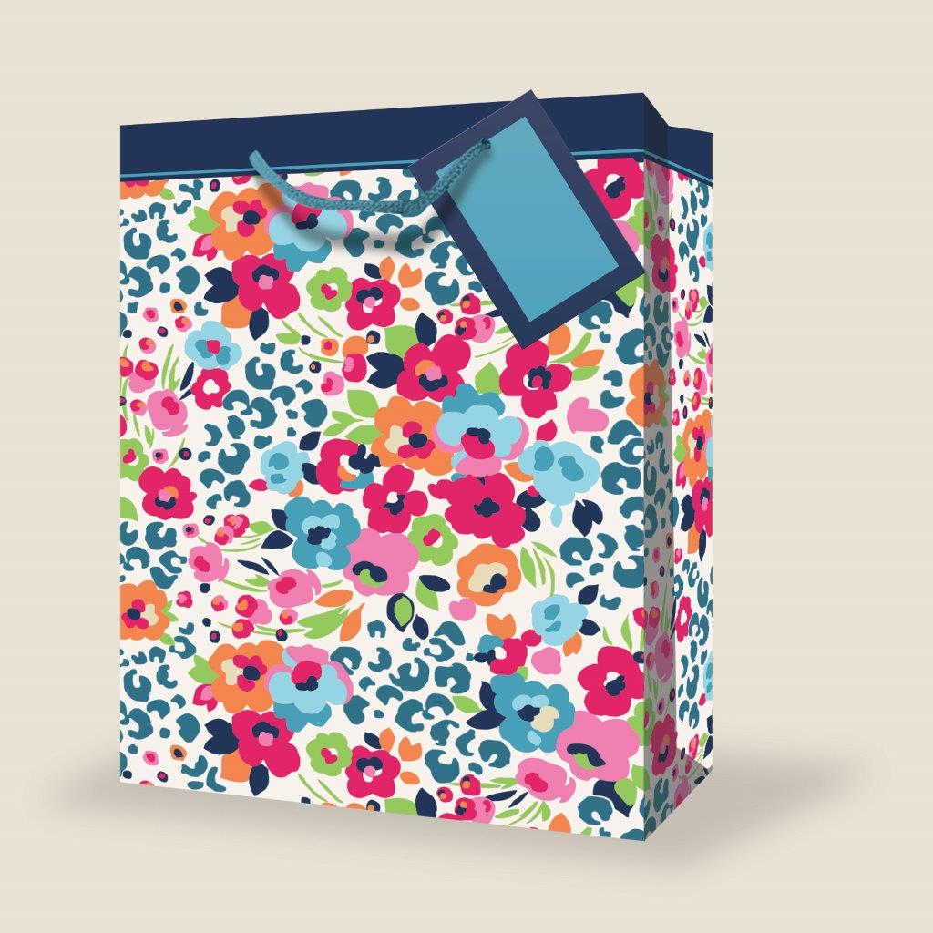 JUMBO GIFT BAG - ASSORTED DESIGNS IN QUALITY LAMINATED CARDBOARD