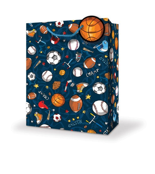 JUMBO GIFT BAG - BLUE SPORTS