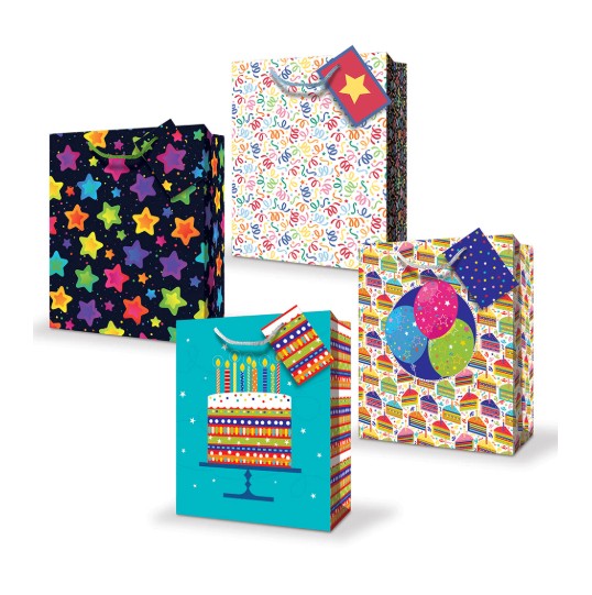 LARGE GIFT BAG - PARTY ASST