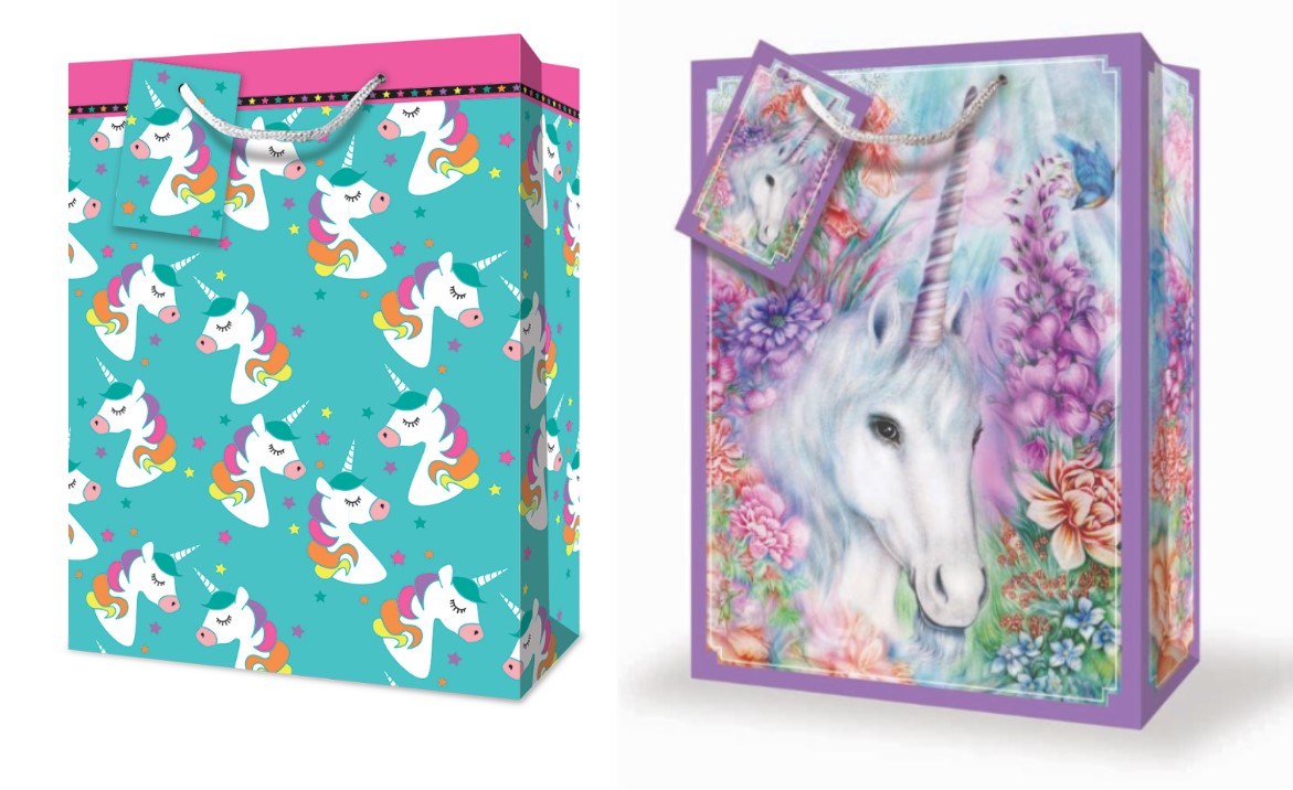SAC CADEAU LARGE - LICORNE