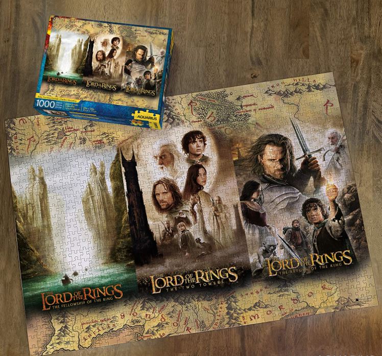 AQUARIUS JIGSAW PUZZLE 1000 PIECES - THE LORD OF THE RINGS #65369